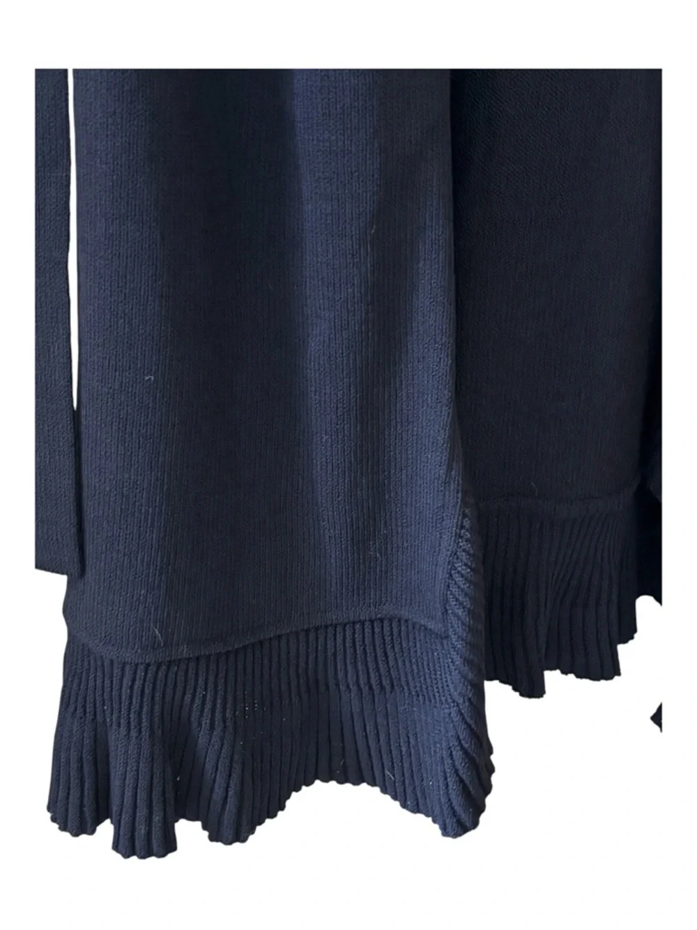 NWT St. John Collection Black Kelly Coat - Knit Maxi Cardigan Sweater Sz 12 - Picture 6 of 8
